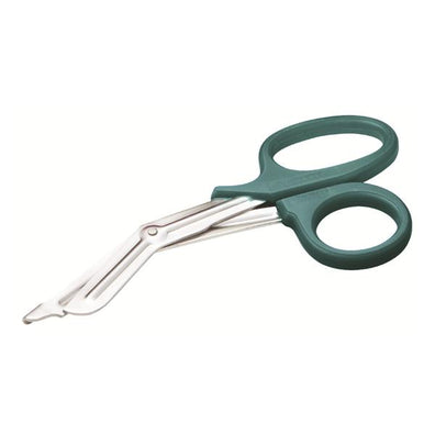 Shears EMT Utility Medicut 7-1/4" Ofst/Blnt/Sfty Tp Serr/Rzr Angled SS/PP Ea